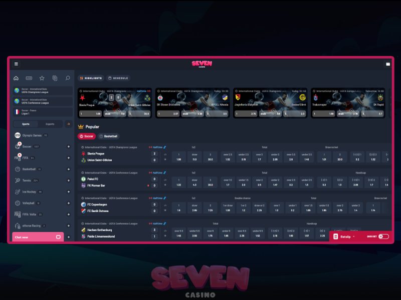 Apuestas deportivas en Seven Casino Apuestas deportivas en Seven Casino